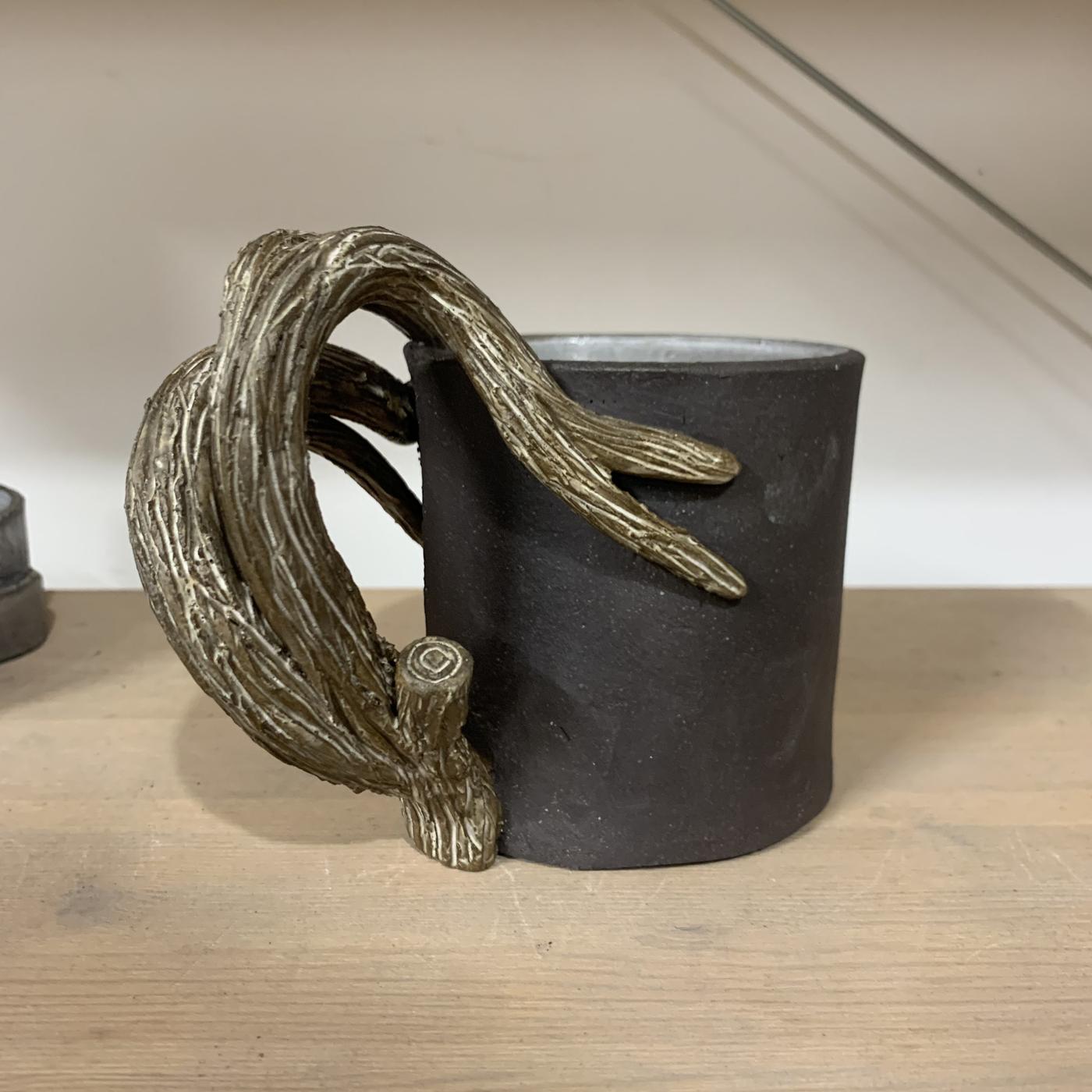 TimTim Ceramic kézzel készített fás bögre